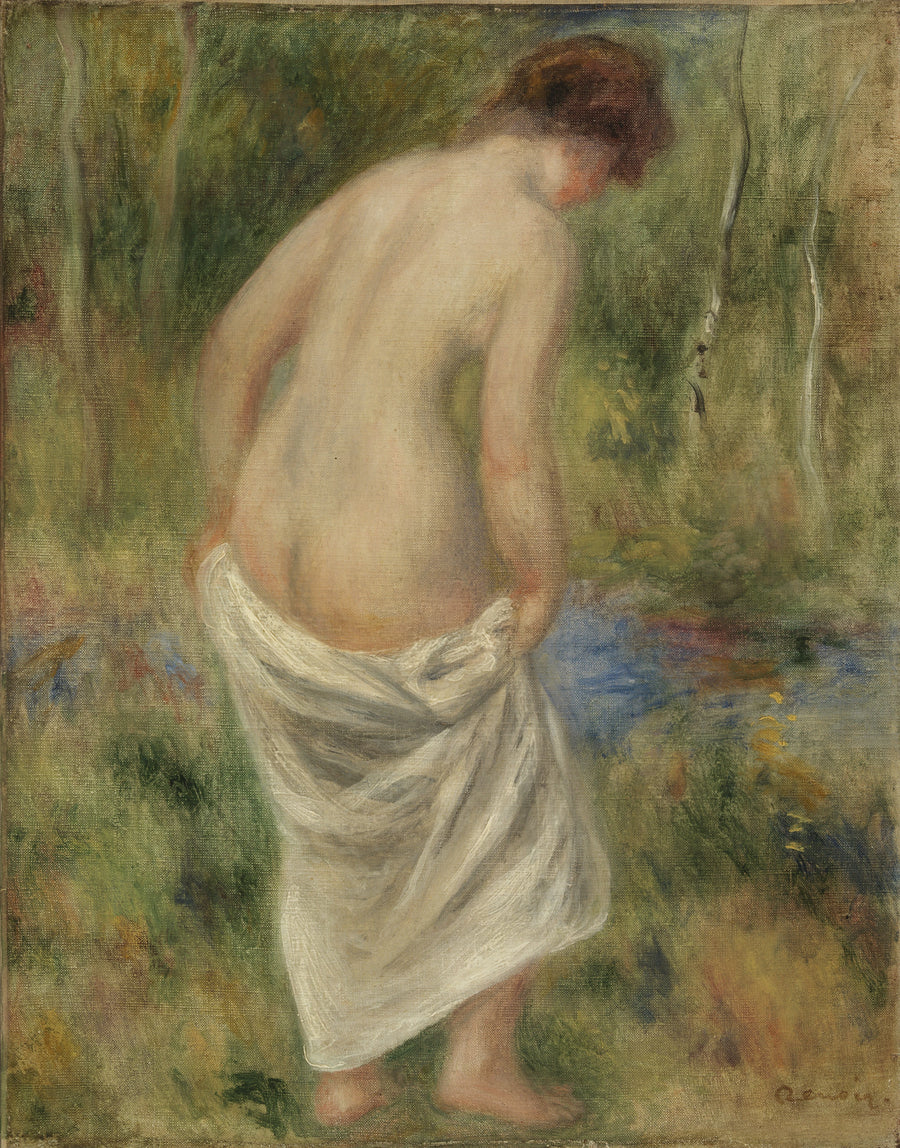Na het bad - Pierre-Auguste Renoir