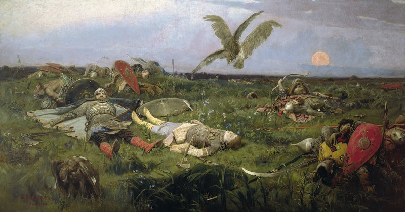 Na de Slag van Prins Igor - Viktor Vasnetsov

Source:
Après la bataille du prince Igor - Viktor Vasnetsov