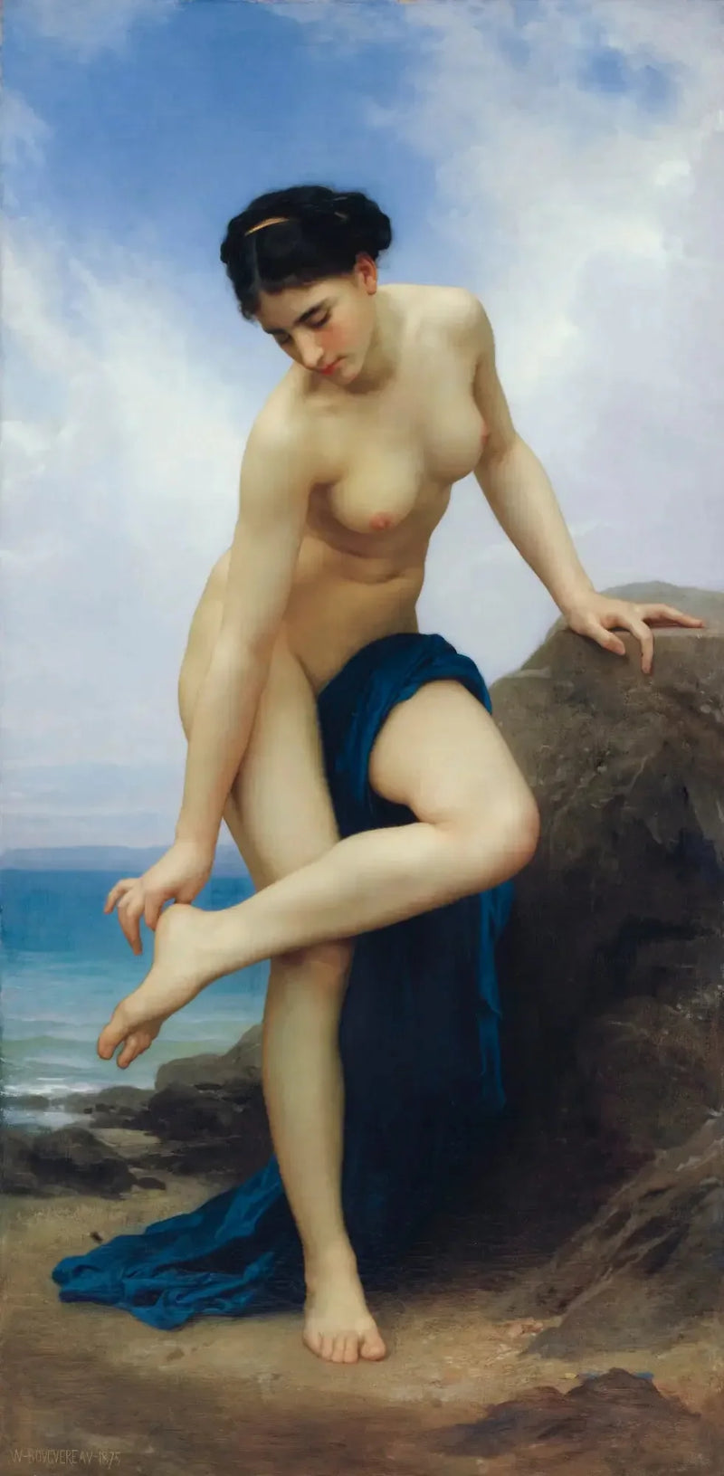 Na het Bad - Bouguereau