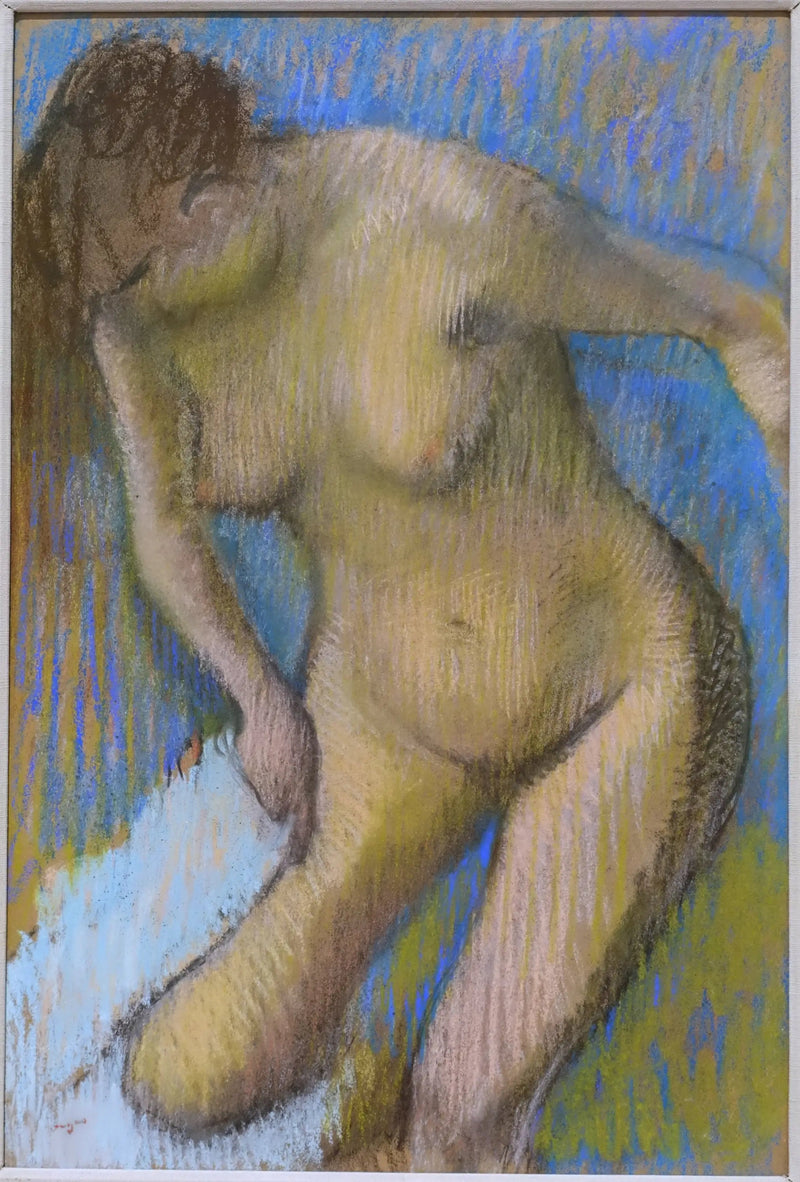 Na het bad - Edgar Degas