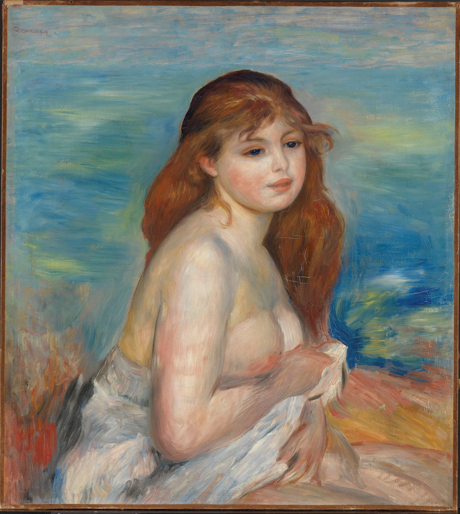 Na het bad - Pierre-Auguste Renoir