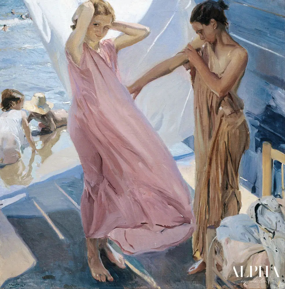 Après le bain, Valence - Sorolla - Reproductions de tableaux et peintures haut de gamme