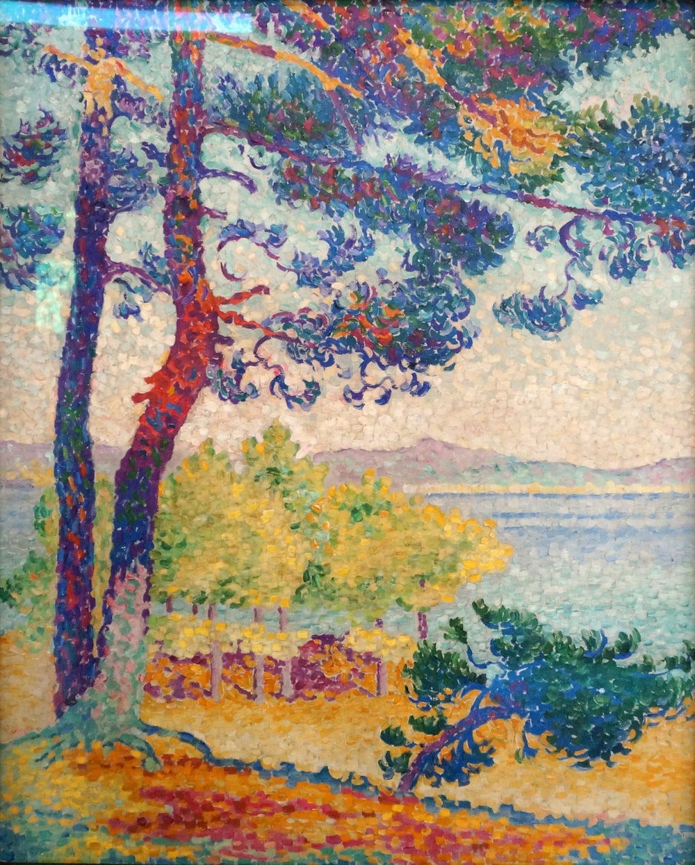 Après-midi à Pardigon - Henri-Edmond Cross image 1 copie peinte à la main à l’huile