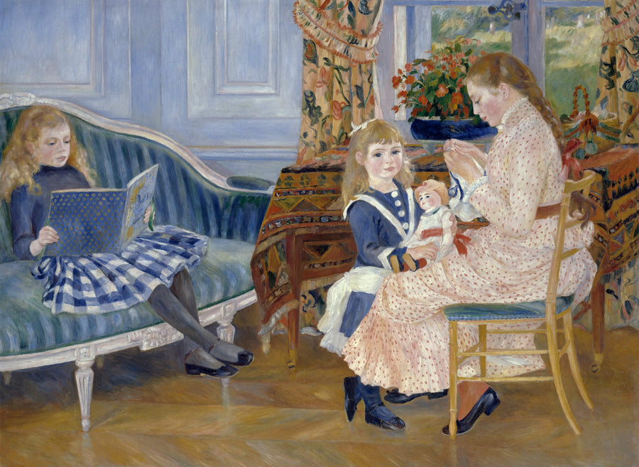 De namiddag van de kinderen in Wargemont - Pierre-Auguste Renoir