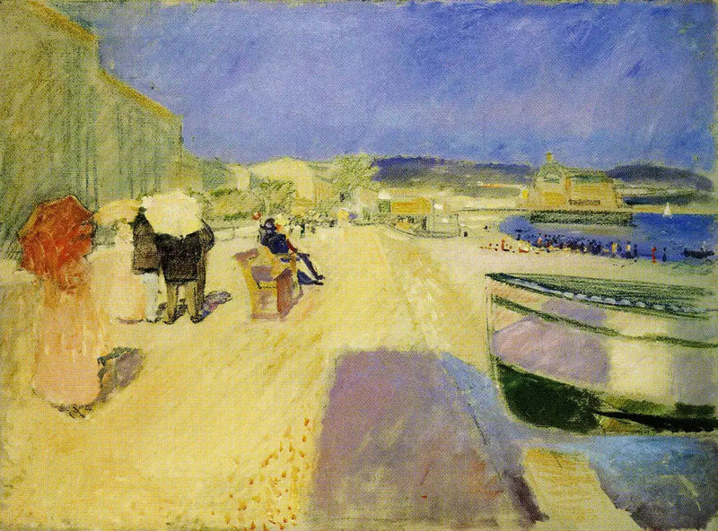 Middag op de Promenade des Anglais - Edvard Munch