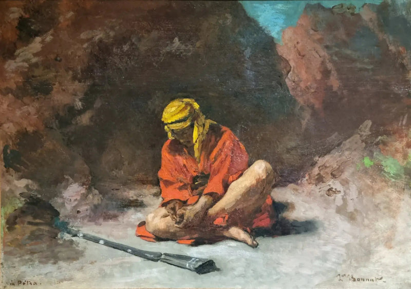Arabisch die een doorn uit zijn voet haalt - Léon Bonnat