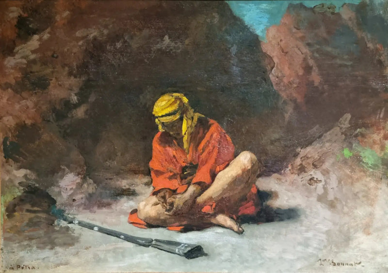 Arabisch die een doorn uit zijn voet haalt - Léon Bonnat