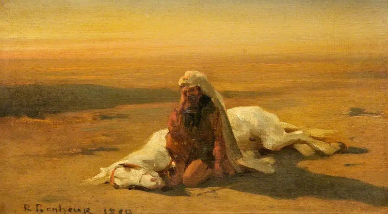 Arabisch en een dode paard - Rosa Bonheur