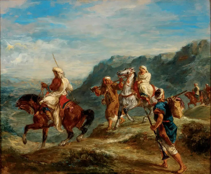Arabieren op reis - Eugène Delacroix