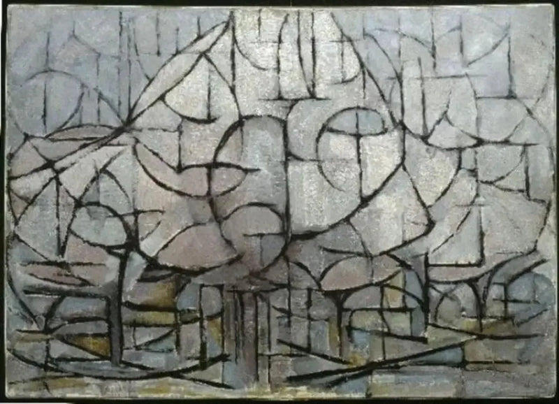 Bloeiende bomen - Piet Mondrian