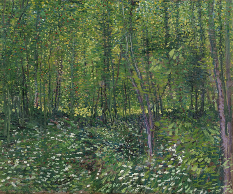 Bomen en onderhout - Vincent van Gogh