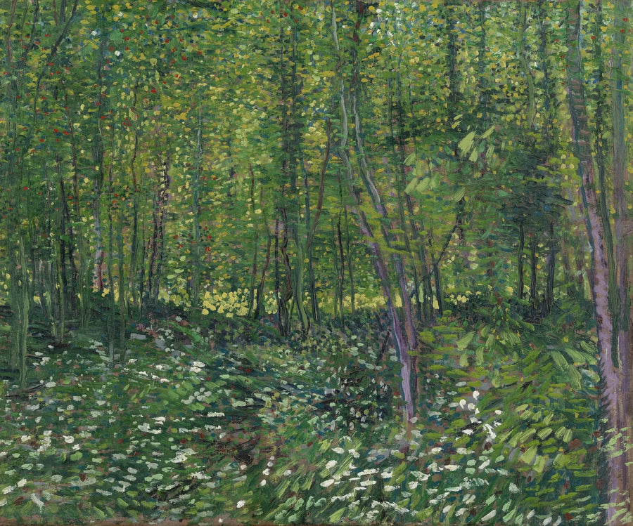 Bomen en onderhout - Vincent van Gogh