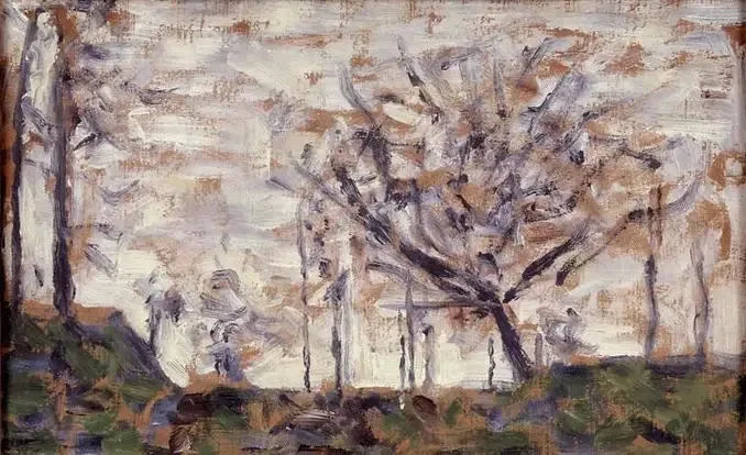 Bomen, winter - Georges Seurat