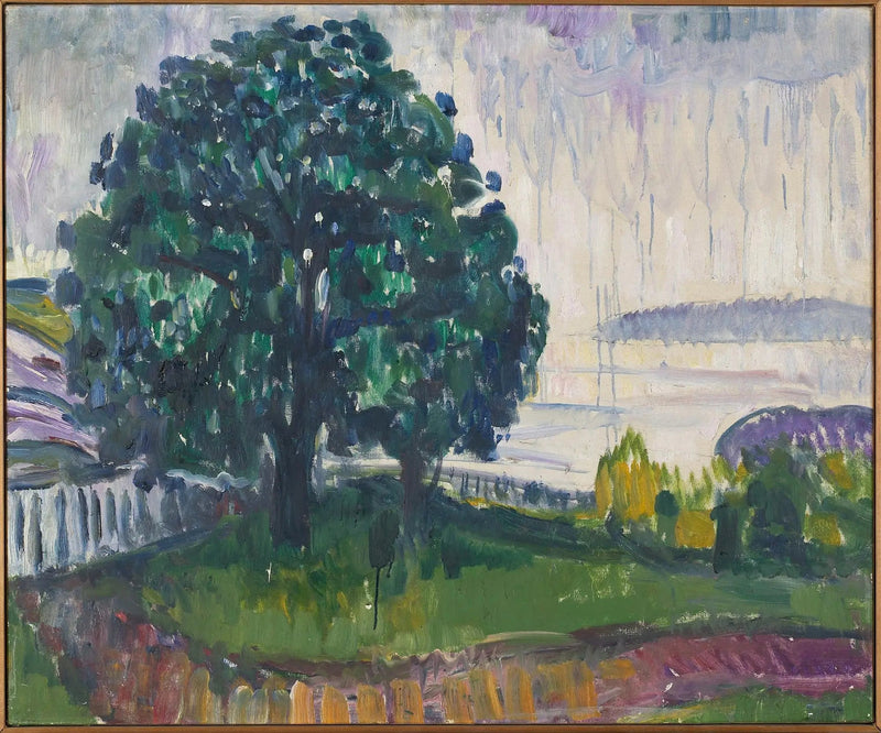 Bomen bij de zee - Edvard Munch