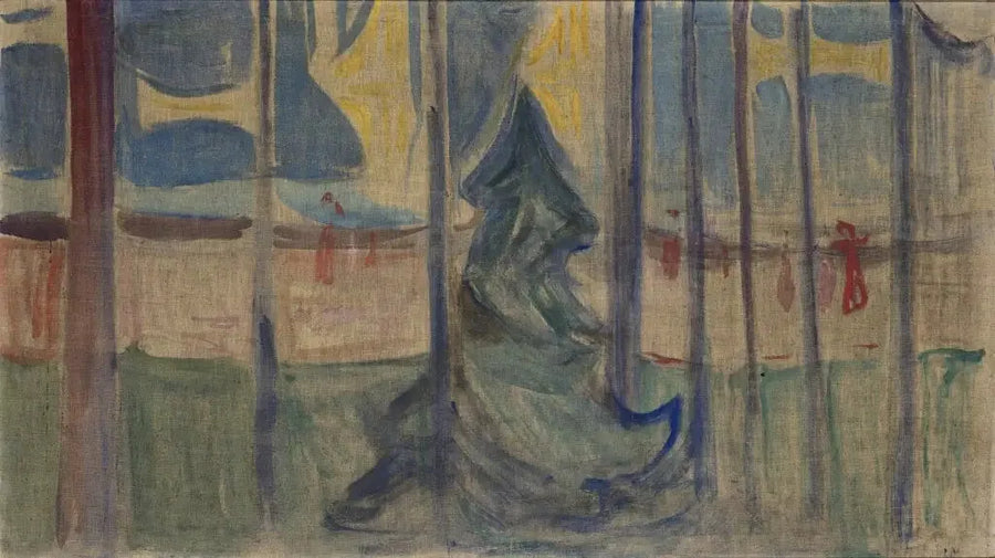 Bomen bij de zee (Fries Reinhardt) - Edvard Munch