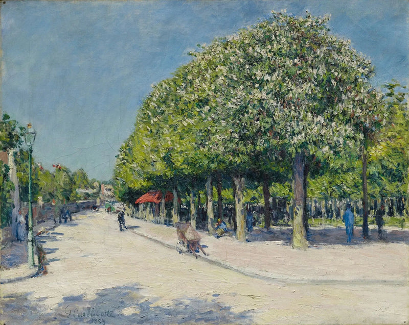 Argenteuil, kermis - Gustave Caillebotte