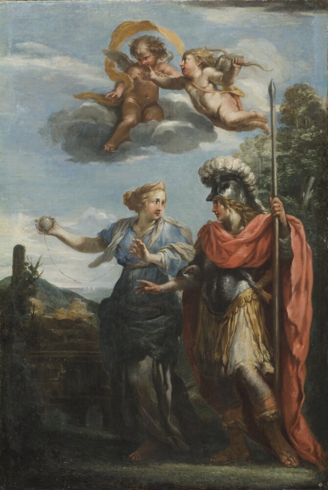Ariane en Theseus - Pietro da Cortona