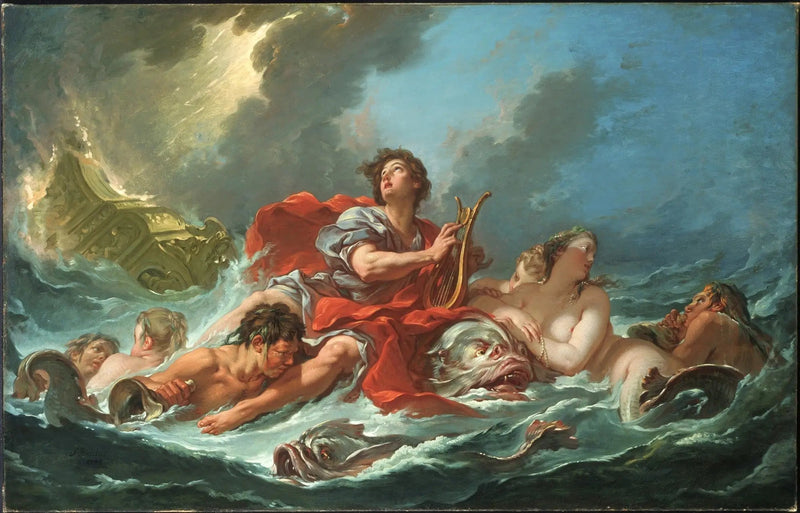 Arion op de Dolfijn - François Boucher