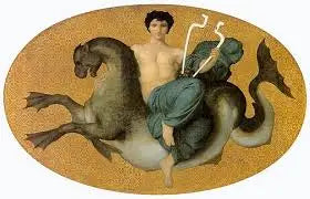 Arion op een zeemonster - Bouguereau