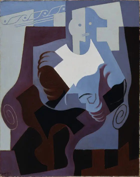 Arlequin assis - Juan Gris image 1 reproduction d’œuvre d’art à l’huile
