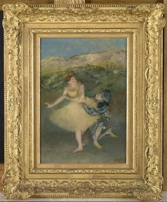 Arlequin en Colombine - Edgar Degas