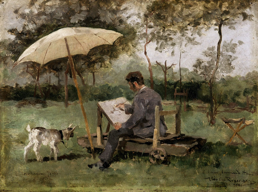 Armand Heins schildert plein air - Théo van Rysselberghe
