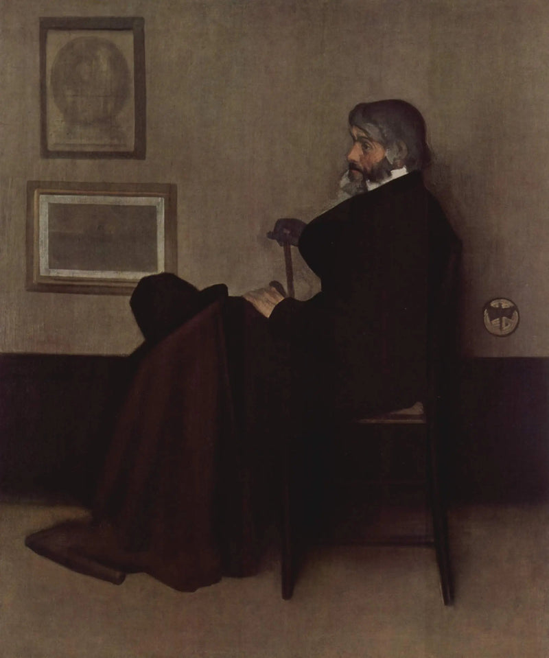 Schikking in grijs en zwart nr. 2 - James Abbott McNeill Whistler