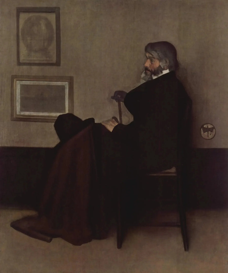 Schikking in grijs en zwart nr. 2 - James Abbott McNeill Whistler