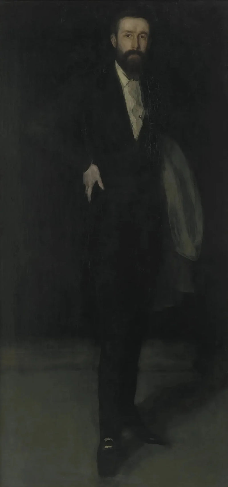 Schikking in zwart: Portret van F. R. Leyland - James Abbott McNeill Whistler