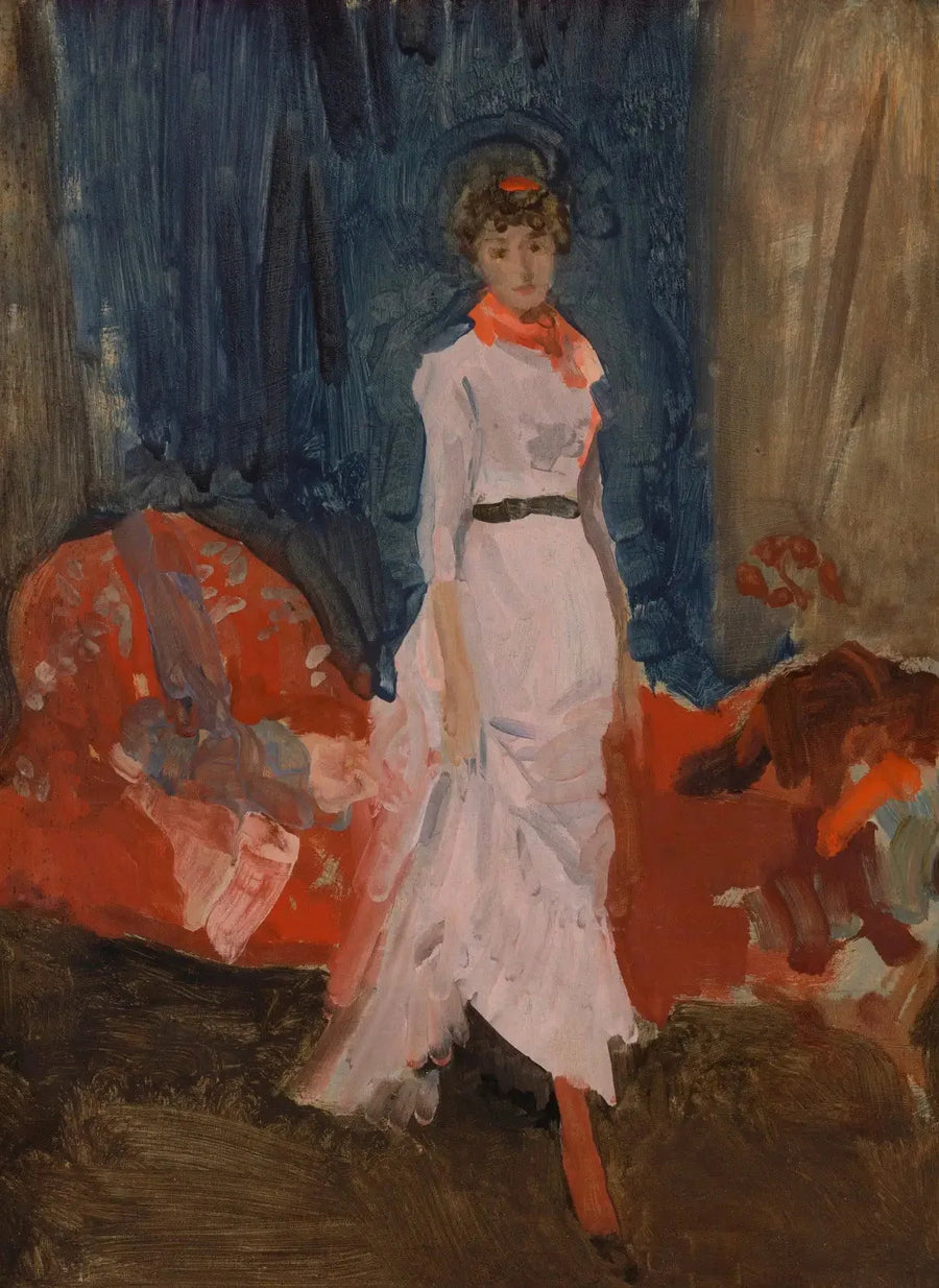Schikking in roze, rood en paars - James Abbott McNeill Whistler