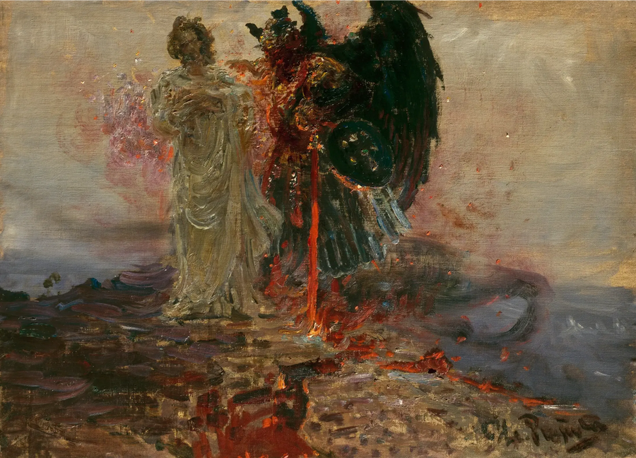 Achterkant van mij, Satan - Ilya Repin