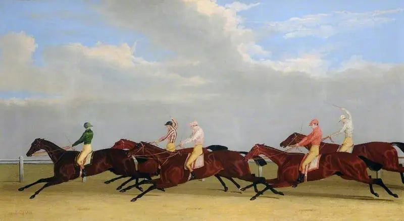Arrivée de la Coupe d'Or de 1827 - John Frederick Herring, Sr. image 1 reproduction d’œuvre d’art à l’huile