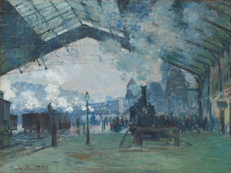 Aankomst van de Normandische trein, station Saint-Lazare - Claude Monet