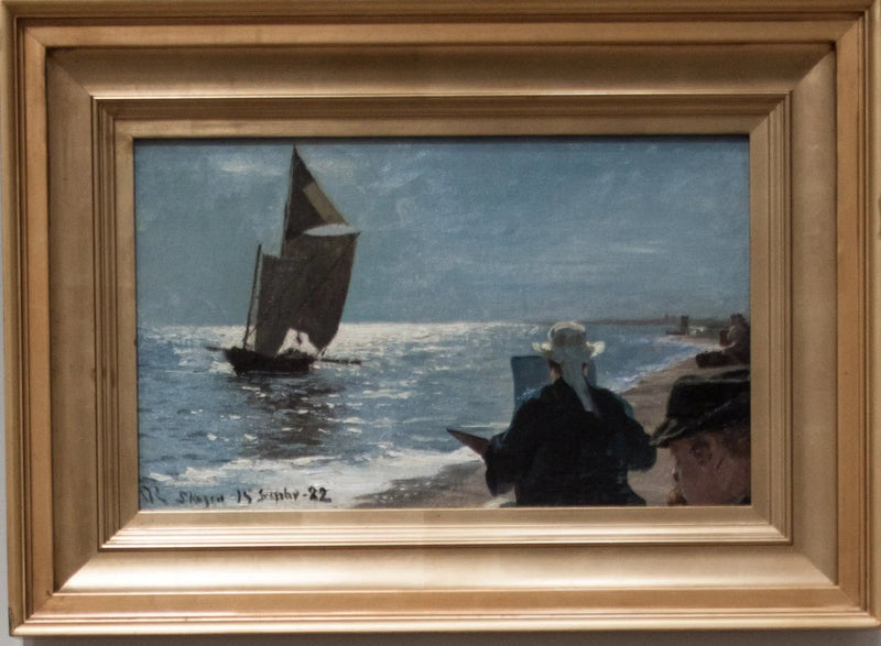 Kunstenaars op het zuidenstrand van Skagen - Peder Severin Krøyer