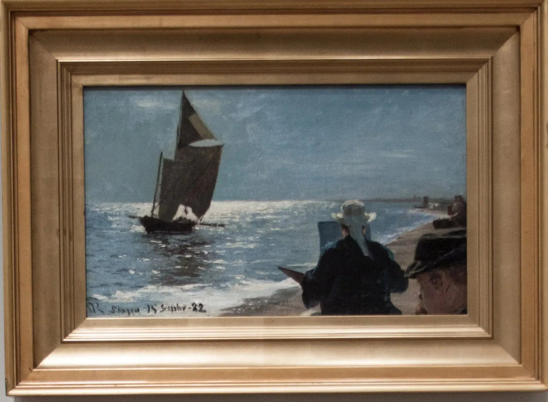 Kunstenaars op het zuidenstrand van Skagen - Peder Severin Krøyer