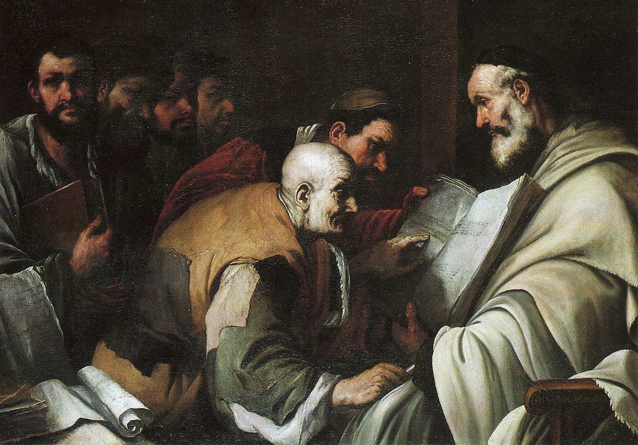 Vergadering van religieuzen - Luca Giordano