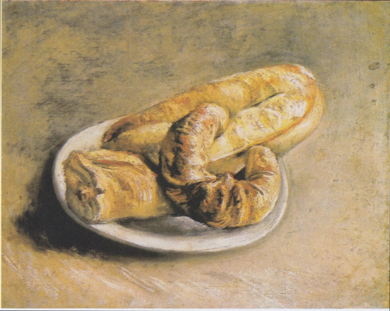 Stilleven, bord met brood - Vincent van Gogh