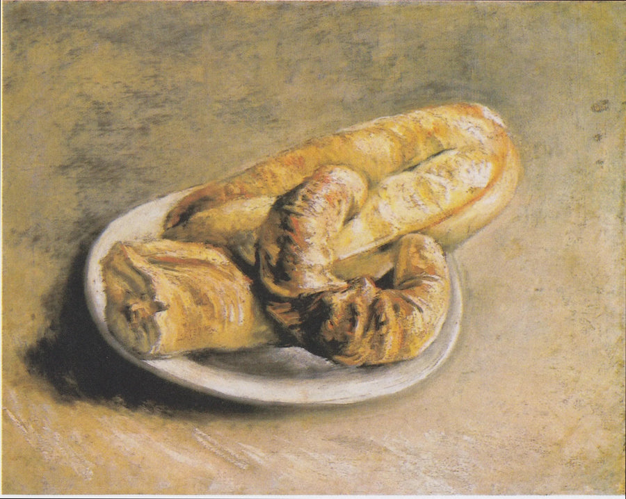 Stilleven, bord met brood - Vincent van Gogh