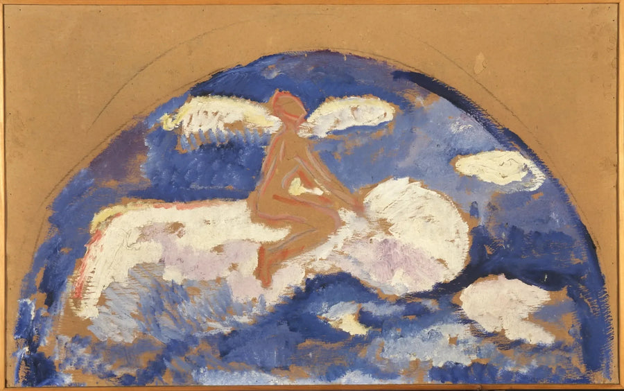 Zittend op een wolk - Edvard Munch