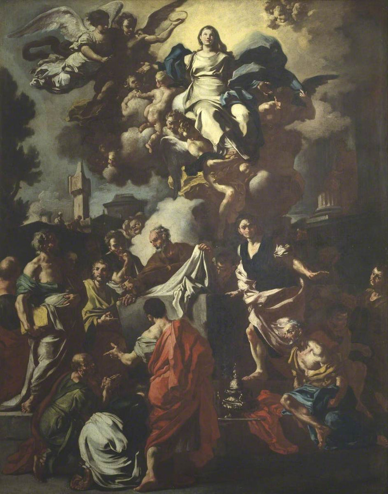 De Aanname van de Maagd - Francesco Solimena