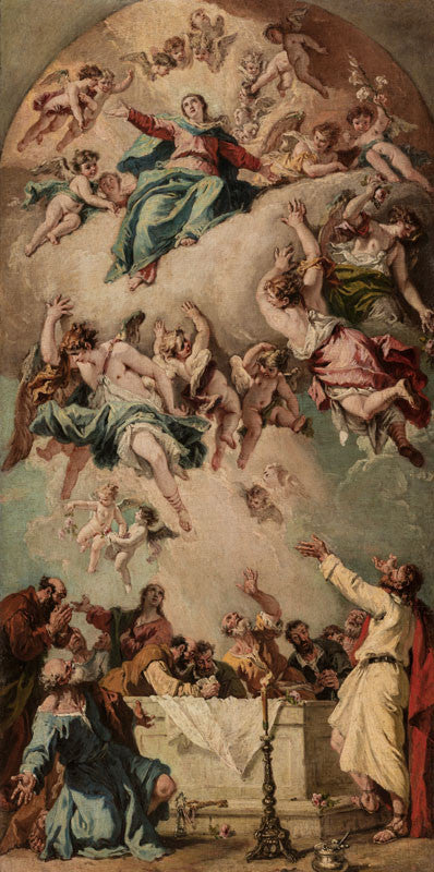 De Opname van de Maagd Maria - Sebastiano Ricci
