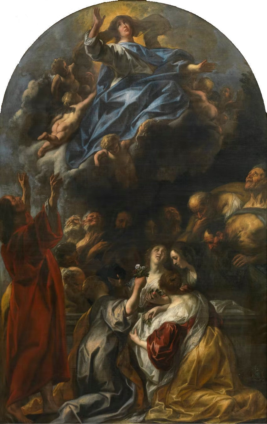 Assomption de Marie - Jacob Jordaens image 1 reproduction artisanale de tableau