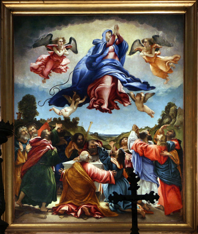 Aankondiging van de Maagd (Lotto Celana) - Lorenzo Lotto