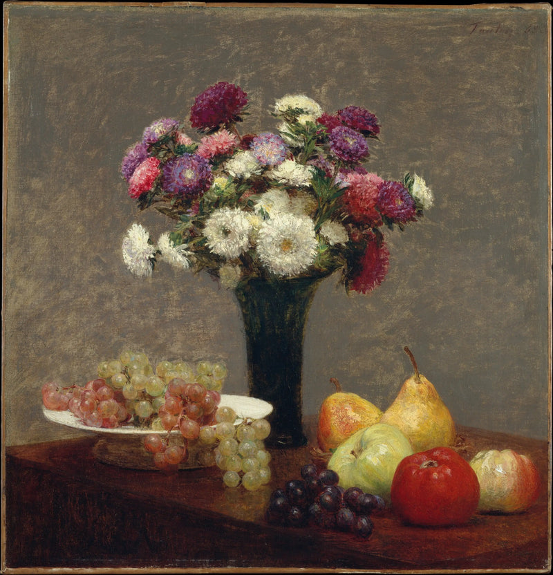 Asters en fruit op een tafel - Henri Fantin-Latour

Source:
Asters et Fruits sur une table - Henri Fantin-Latour