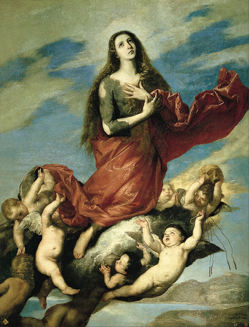 Asunción de la Magdalena, door José de Ribera - Jusepe de Ribera