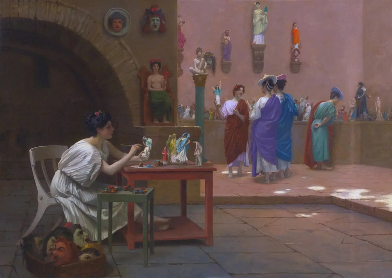 Atelier van Tanagra - Jean-Léon Gérôme