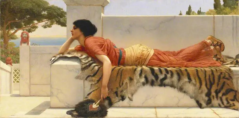 Wachtende - John William Godward