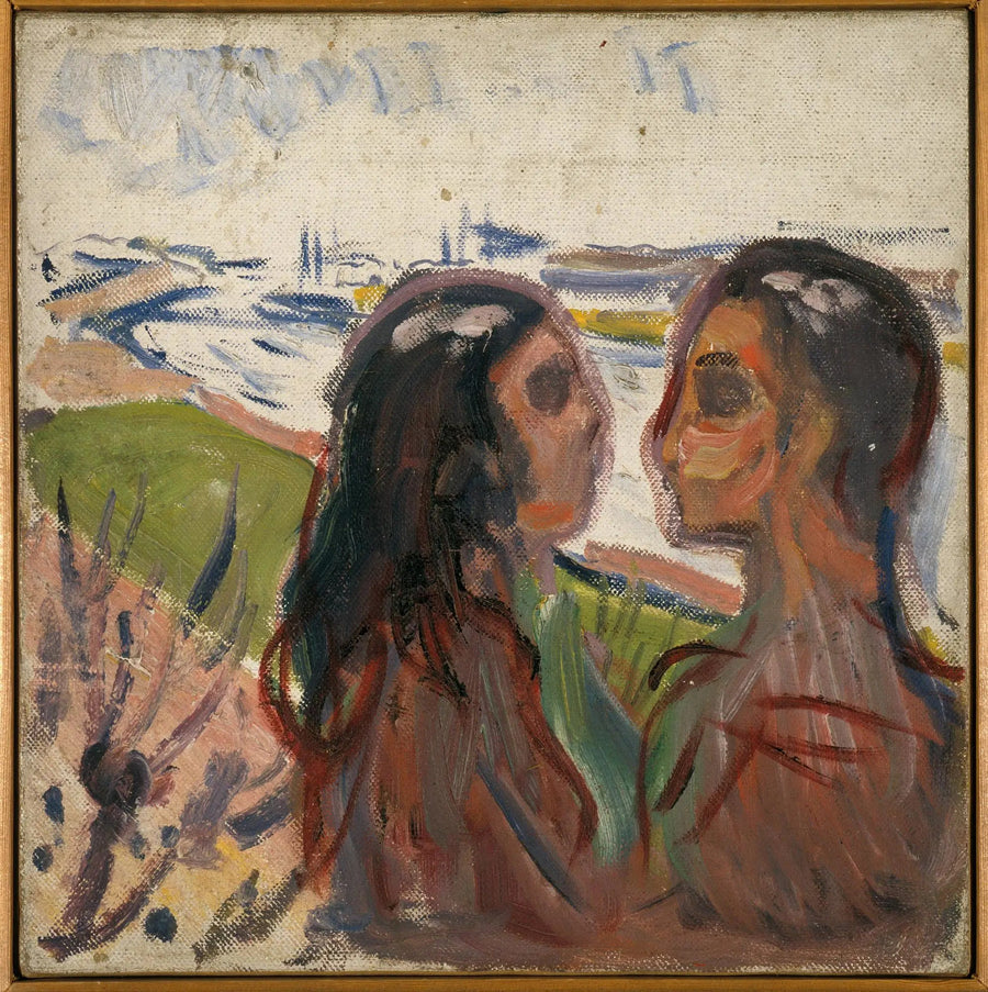 Aantrekking in het landschap - Edvard Munch