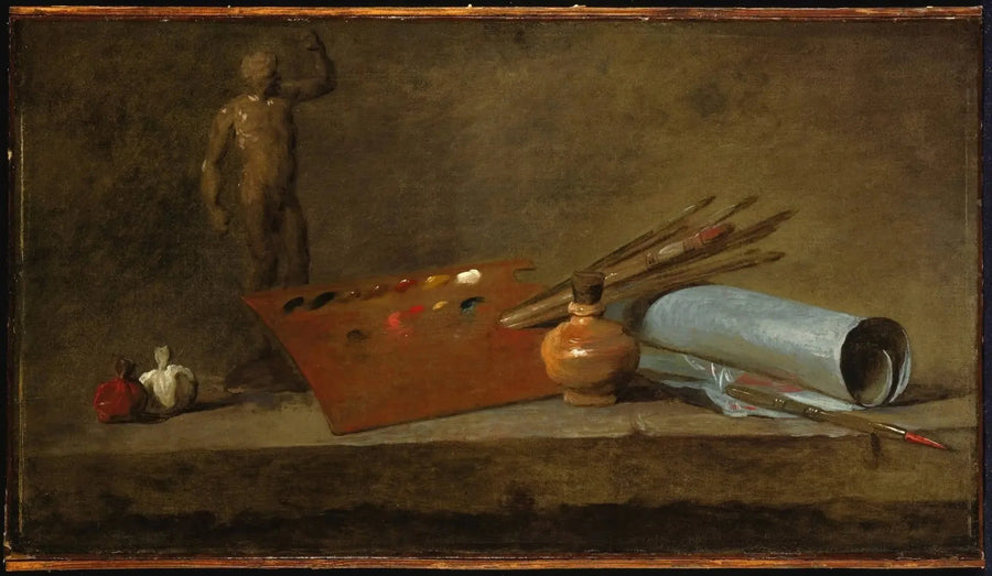 Attributen van de schilder - Jean Simeón Chardin