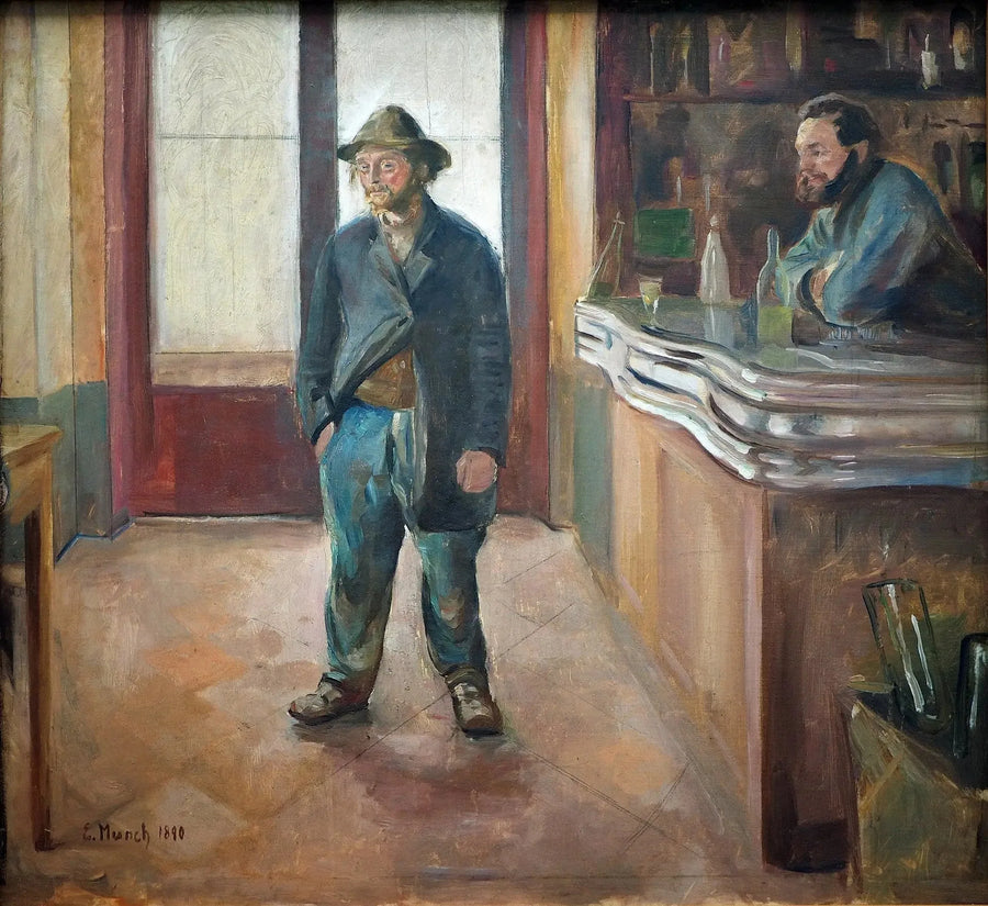 Aan de bar - Edvard Munch